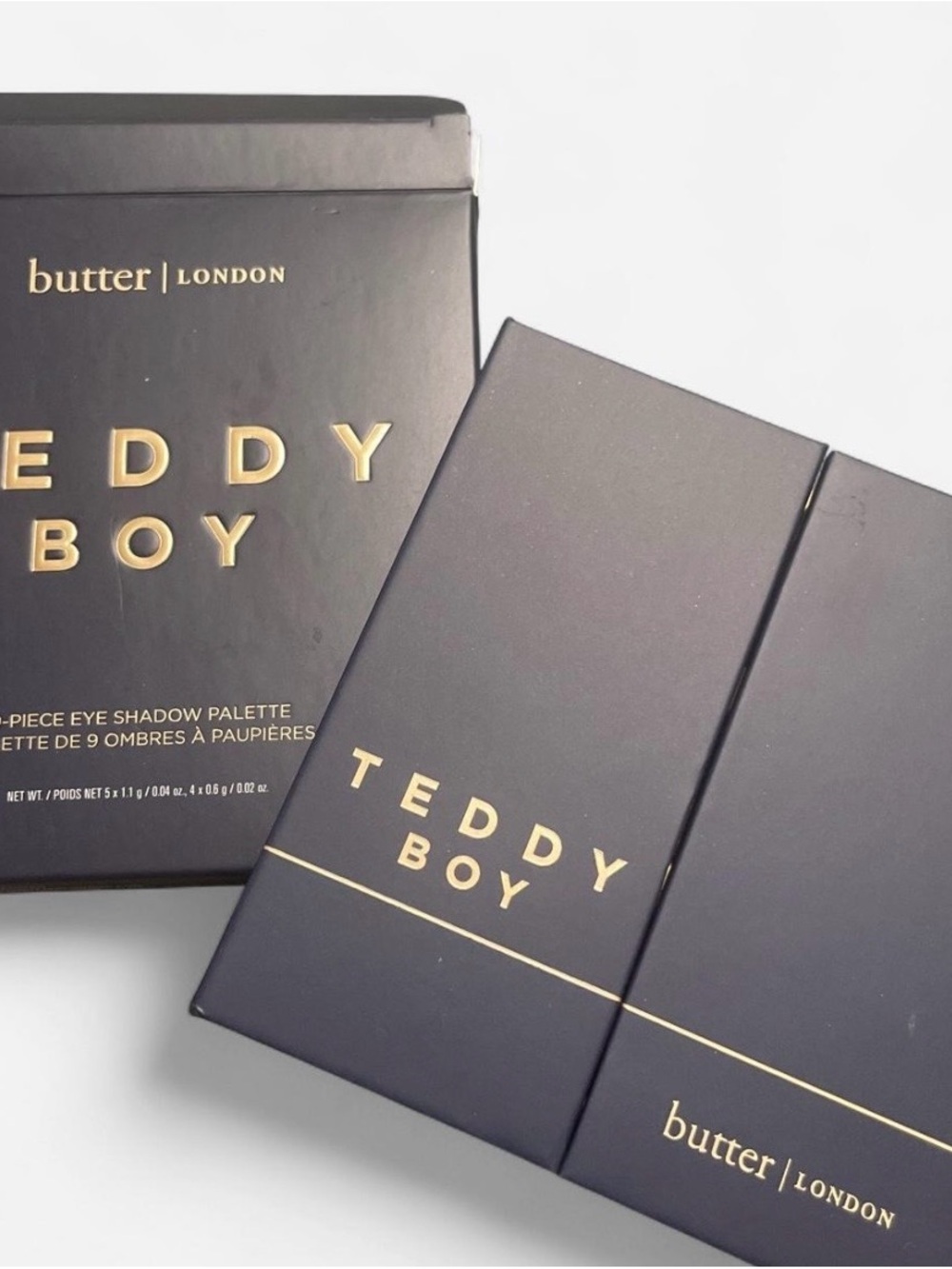 butter LONDON Teddy Boy Eyeshadow Palette — Navy & Gold Accents